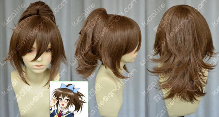 

DYZ+++712 SAWA/strongest president of the Black God cosplay Wig+ponytail