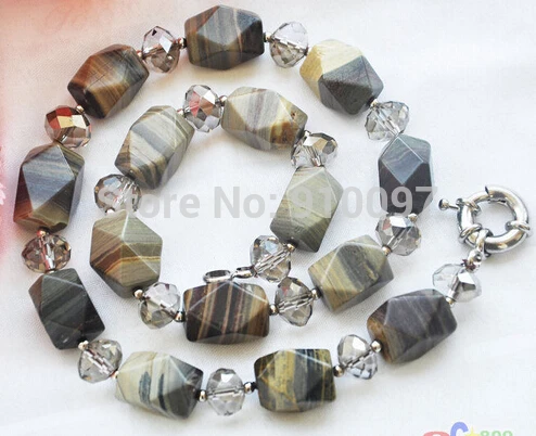 

>LUSTER 32" 20mm green coin translucent jade jasper NECKLACE