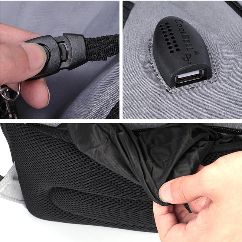 Новинка 2019 сумка для ноутбука с USB рюкзак Macbook Xiaomi ASUS 14 15 6 сумки женщин и мужчин 2018