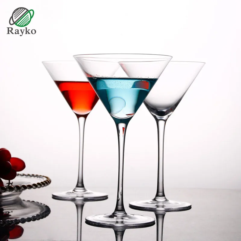 

European New Fashion Cocktail Glass Elegant Transparent Sweet Wine Glass Cup Manual Blowing Crystal Glass Goblet