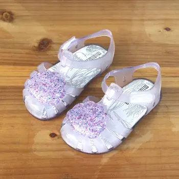 

2019 New Arrival Kids Mini Jelly Sandals for Baby Girls Cute Shell Children Summer Beach Shoes Infantil Sandalia PVC Baotou