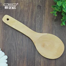 BF040 натуральная древесина не прилипает, ложка для риса 23,5*7,5 см