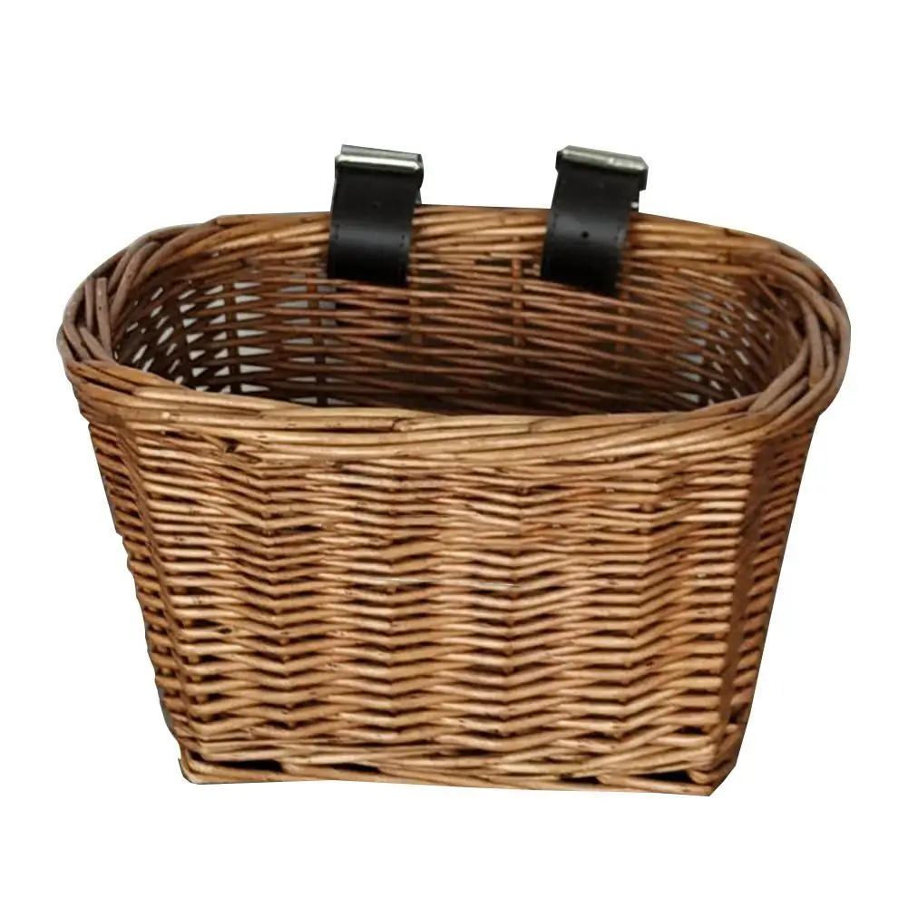 

Outdoor Environmentally Friendly Hand Woven Baskets Rattan Woven Children's Bicycle Baskets