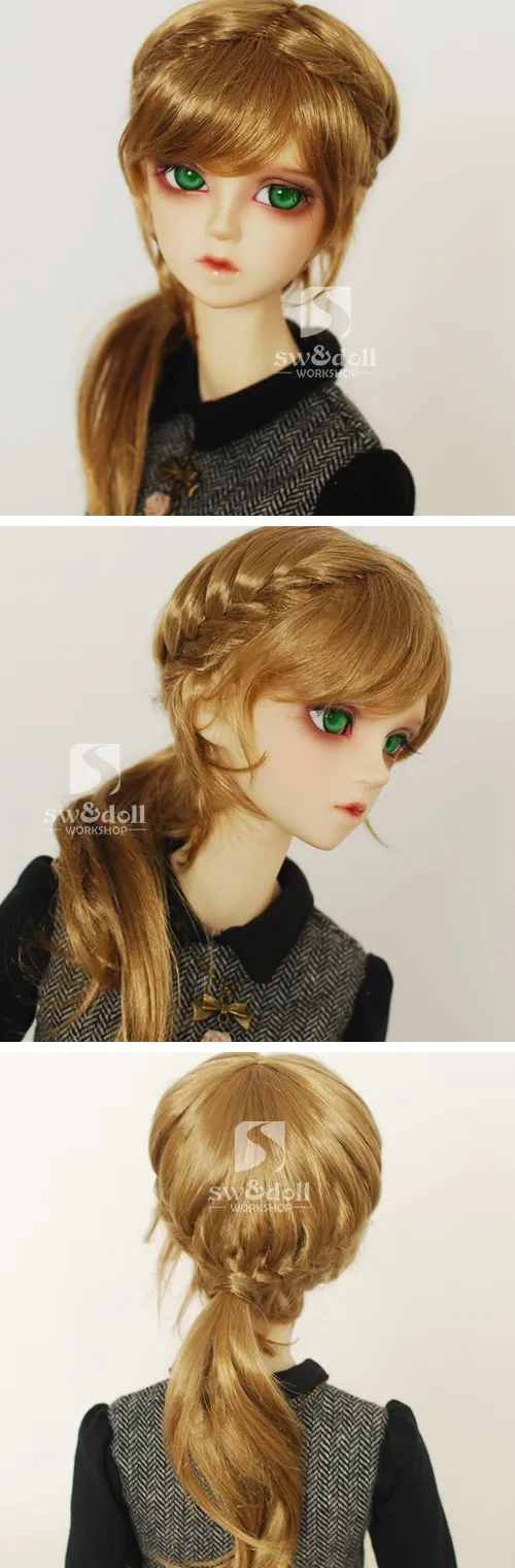 1/3 Размер парика для шарнирной куклы конский волос для BJD/SD аксессуары для куклы «сделай сам». В комплект не входят кукла, одежда, обувь и другие 16C1014