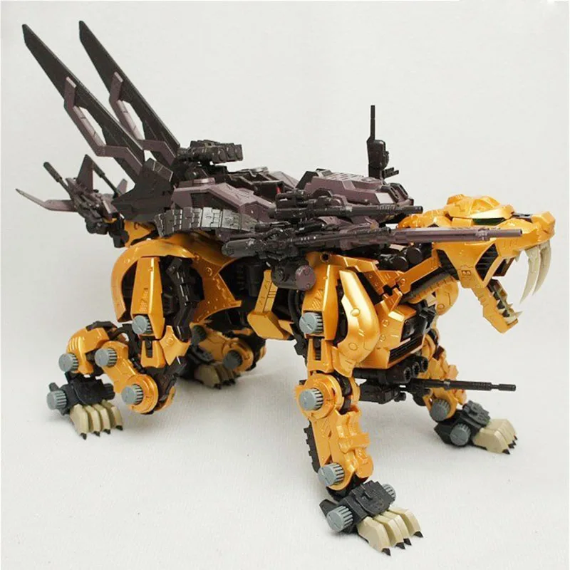 Собранная Модель Gundam 1/72 BT ZOIDS оригинальная ZERO/FUZORS/Genesis Saber Tiger Gold фигурка игрушки