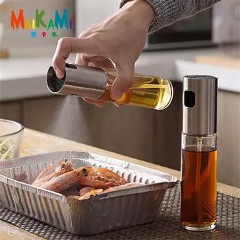 

MAIKAMI Gravy Boats Cooking Olive Oil Sprayer Dispenser Cruet Oil Bottle Sprayer Can Oil Jar Pot Tool Can Kitchen Pastry Tools