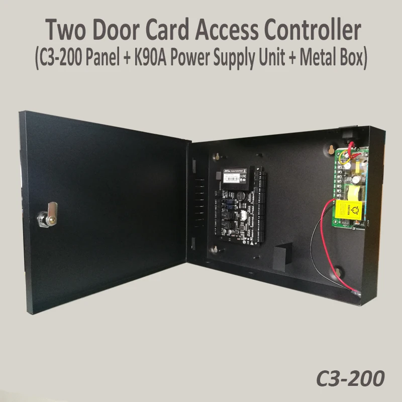 ZK C3-200 Tcp/Ip Rfid система контроля доступа карты два двери контроллер доступа системы защиты двойной двери панель управления доступом