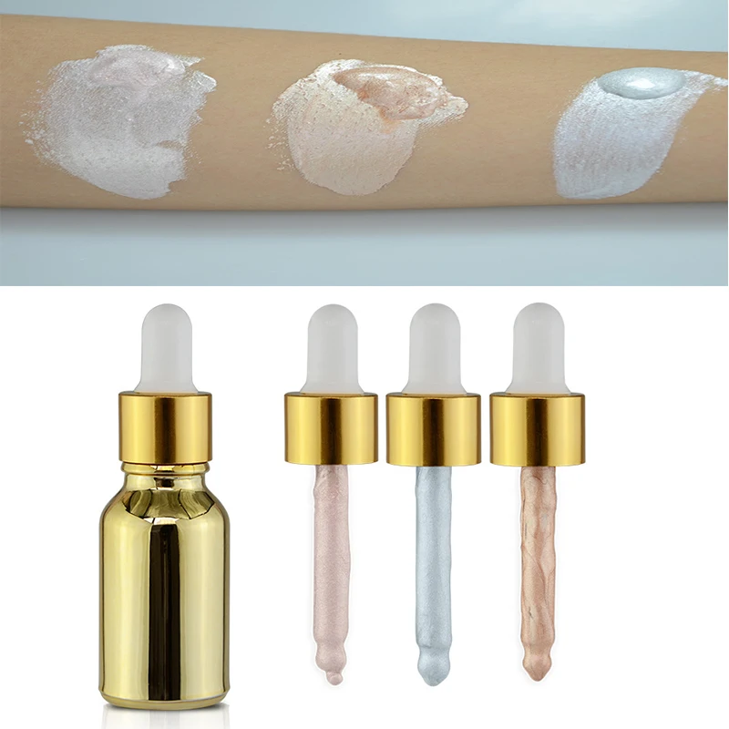 

Free Cusotm Logo Private Label Need Minimum Face Makeup Shimmer Liquid Foundation Facial Make up Brighten Hightlighters