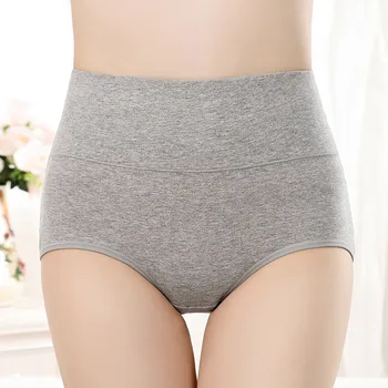 

Underwear women cotton plus size panties high waist body shaper brief breathable lady girl cute intimate XXL 3pcs/lot