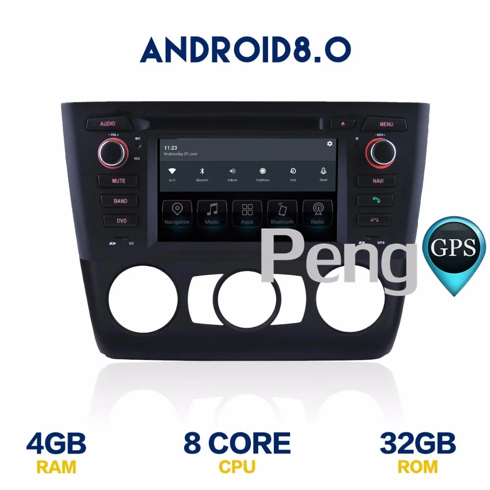 Best Octa Core CD DVD Player 2 Din Stereo Android 8.0 Car Radio for BMW E81 1 Series BMW E82 1 Series BMW E83 1 Series 5