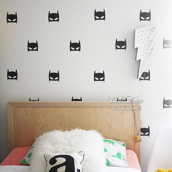Autocollant Enfants 3D Batman Robin Decal chambre à coucher Peinture Murale Wall Art Joker