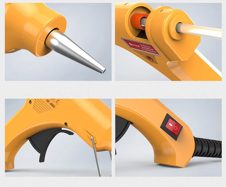 30 Вт клеевой пистолет AC промышленный домашний мини горячего расплава мини пистолеты термоэлектрический термотемпературы инструменты и термоклеевой пистолет электроинструменты