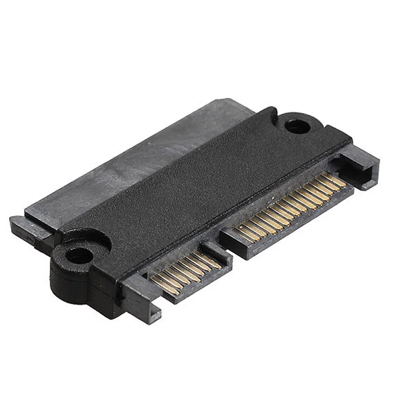 

Professional SATA Connectors Accessories 22Pin 7+15 Pin Male Plug to Female Jack Convertor Terminals PC DIY Parts AA