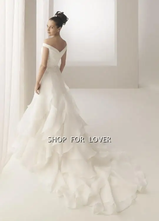 

free shipping 2014 new fashion vestidos de noiva long cap sleeve bride casamento organza plus size elegant wedding Dresses