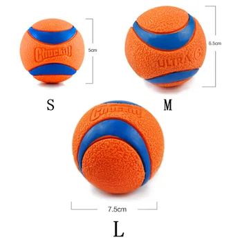 Dog Rubber Ball Toys For Dogs Resistance To Bite Dog Chew Toys Funny French Bulldog Pug Toy Puppy Pet Training Products 6