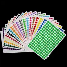 Круговая Цветная Клейкая наклейка Этикетка/