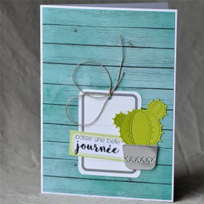 

YaMinSanNiO Prickly Pear Dies Plant Cutting Dies for Scrapbooking 2019 New Cutting Dies DIY Album Card Making Decor Paper Craft