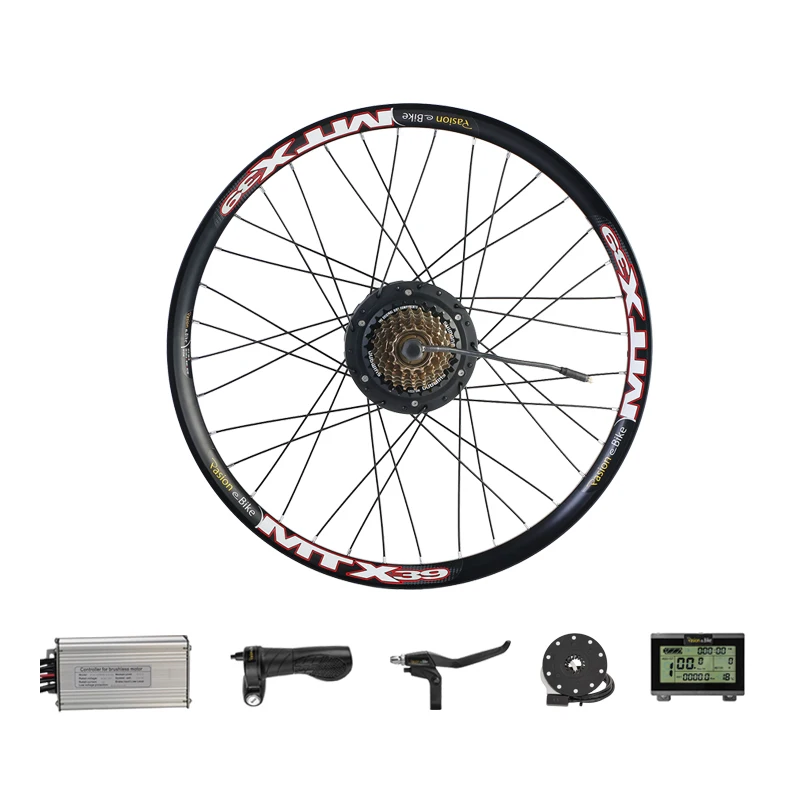 

500W Motor Wheel Electric Bicycle Conversion Kit with 8 FANG 48V 500W Rear Hub Motor Brushless Gear Rear Hub Motor Kits