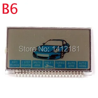 

B6 LCD display for Vehicle Security 2-way car alarm system Starline B6 lcd remote control Keychain Key Fob Chain