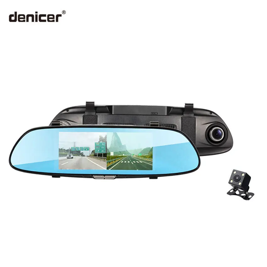

Car DVR FHD 1080P 7Inch Touch Screen Dash Cam Video Recorder Dual Lens with Rearview Mirror Auto Registrator G-sensor For BMWe46