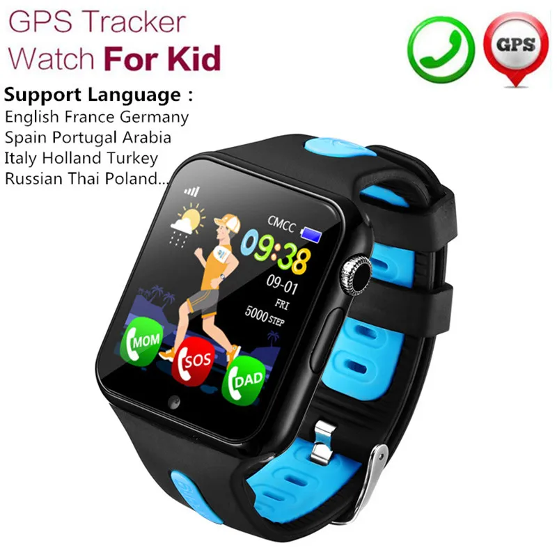 

Kids Smart Watch Children V5K GPS Location Sport Child Smartwatch Waterproof Support SIM Card Camera Safety Phone Watches V5W