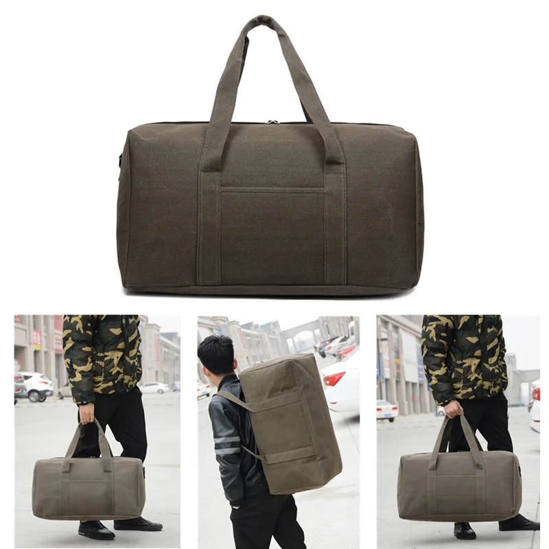 Canvas Sports Fitness Bag Men's Handbag Breathable Waterproof Travel