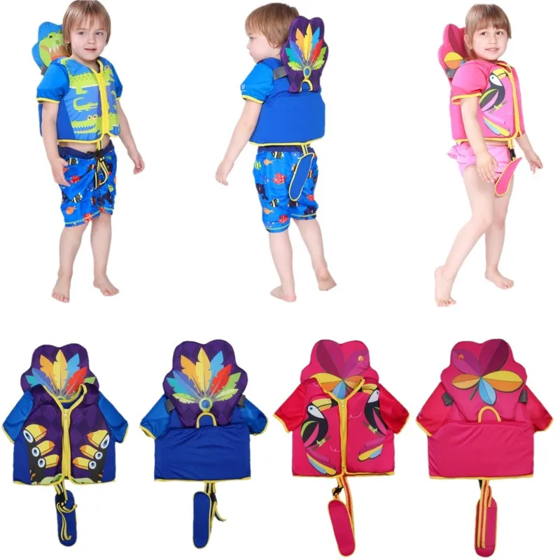 New Swimming Life Vest Children Learn Swim Buoyancy Vest Water Sports