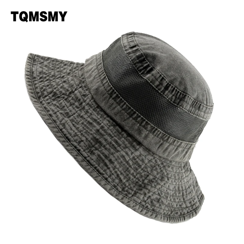 Fashion Summer Bucket Hats Men Bob Outdoors Casual Sun Hat Wide Brim