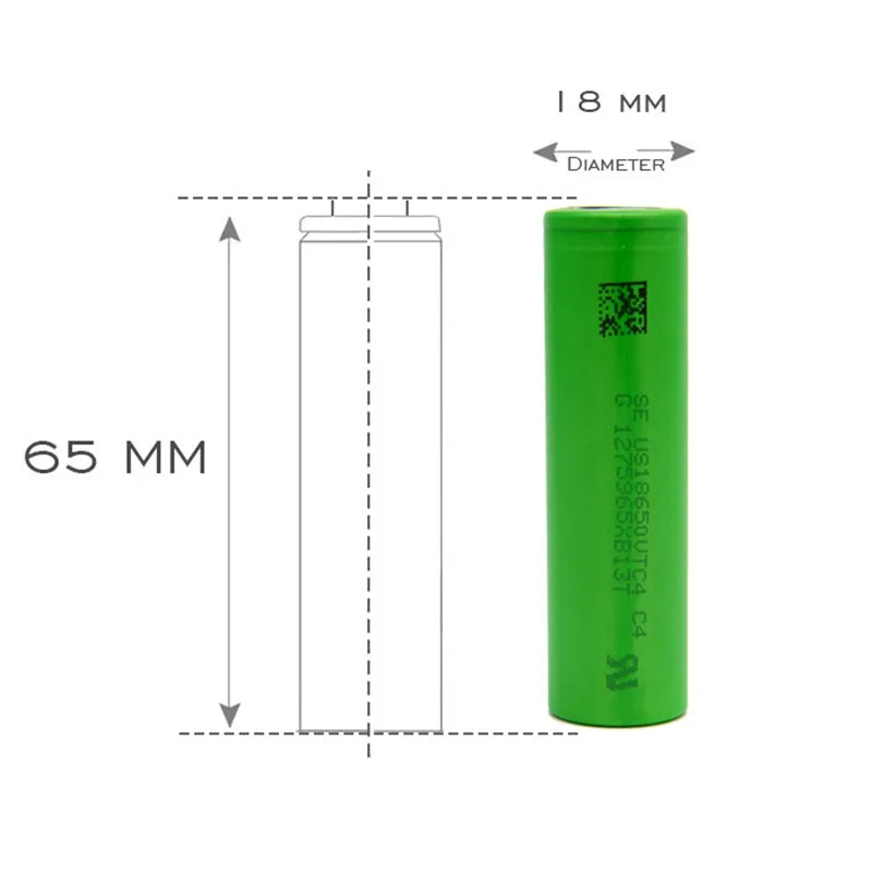 

Original 4Pcs/Lot 18650 For SONY VTC4 30A Power Battery 2100mah Li-Ion 18650 Rechargeable Batteries 3.7v Free Shipping !
