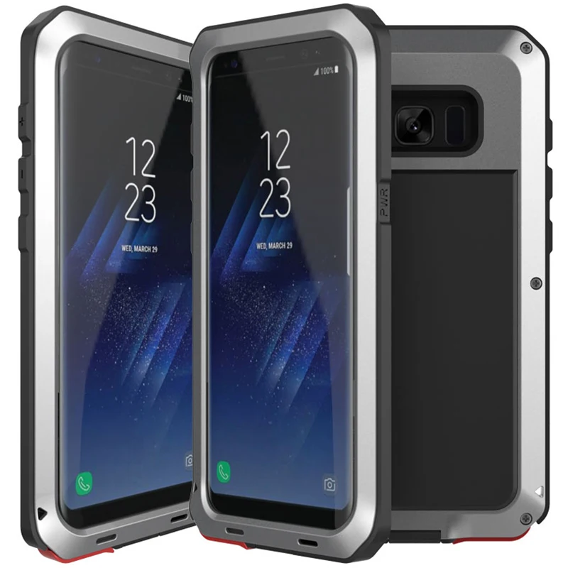 Ударопрочный 3-слойный Гибридный чехол для телефона s для samsung Galaxy S8 S7 S6 Edge Plus S5 S4 Note 3 4 5 водонепроницаемый чехол из поликарбоната+ ТПУ