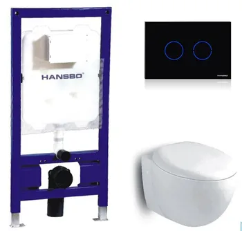 

sensor flush concealed cistern with toilet wall hung pan
