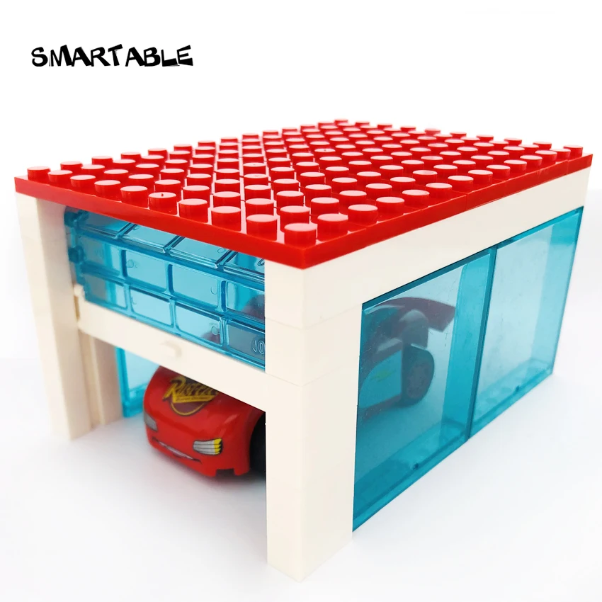 Smartable гараж с вращающейся дверью строительные блоки MOC игрушки для детей сделай
