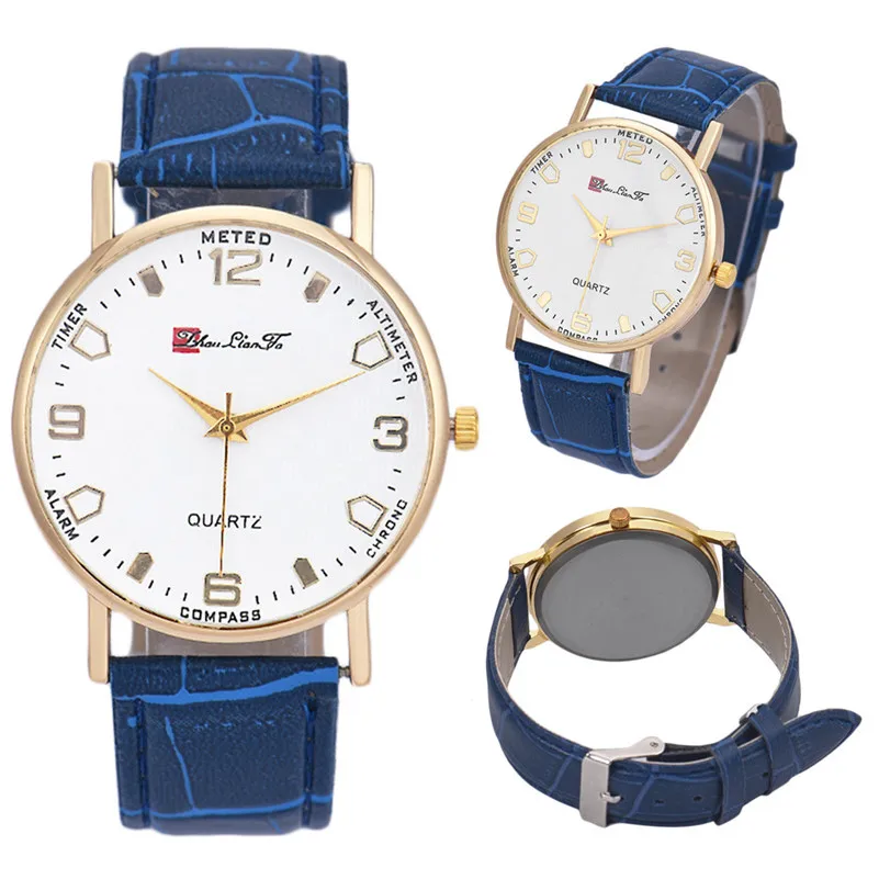 Creative Luxury Fashion Leather Strap Casual Watch Men Band Analog Quartz Business Wrist Watch Clock Relogio Masculino M10 (10)