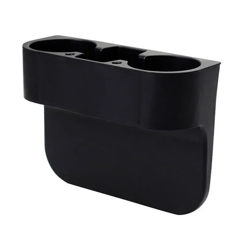 

Universal Multifunctional Black Car Middle Console Drink Cup Pen Storage Box Kit