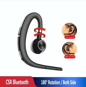 

Lyenn D15 Handsfree Bluetooth V5 Headset with Microphone Wireless Earphone Single Earbud for Business Driving Gaming Earhook