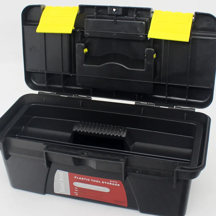 1" /250 мм ящик для инструментов двухслойный Пластиковый Полипропиленовый ящик переносные фитинги коробка Автомобильный многофункциональный ящик для хранения