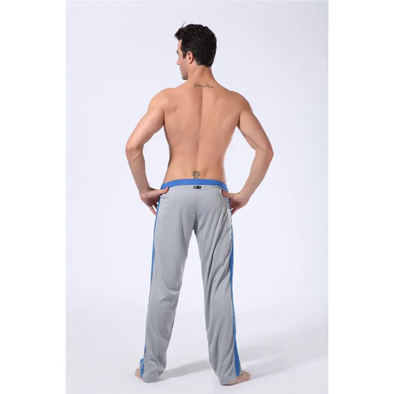 New Men Summer Fashion Striped Straps Breathable Fashion Sports Pants Casual Sweatpants Leisure Casual Men Long Pants #4R06 (15)