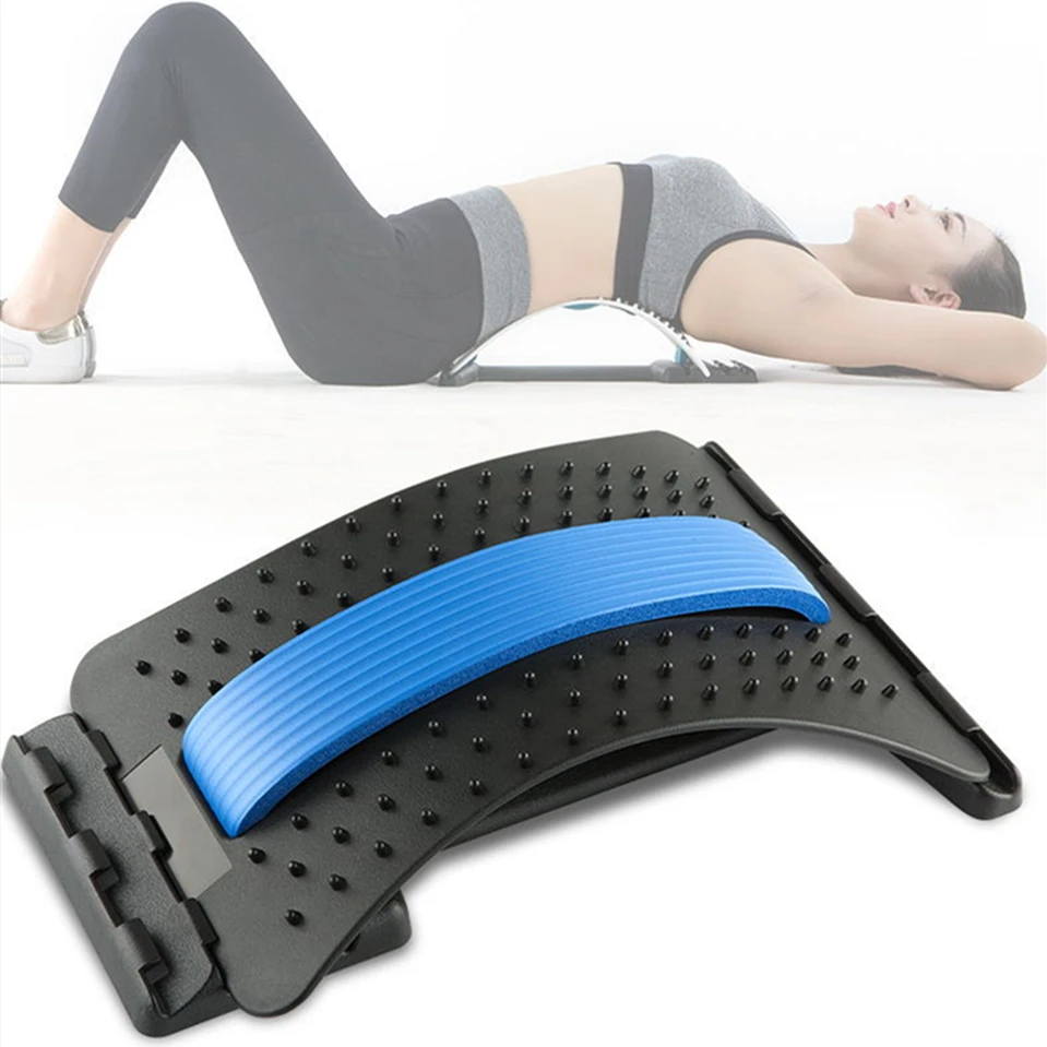 Goedkoop 4 niveaus Acupunctuur Set Up Bankjes Abdominale Mat Core Trainer Houding Corrector Ontspannen Lendensteun Back Massage Pijnbestrijding