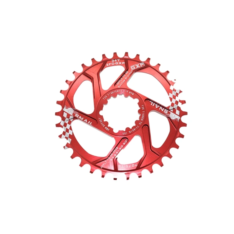 Comprar Cadena de caracol para GXP 6mm 1mm 6 1mm offset ronda eagle 30t 32 34 36 38 40X9X0 XX1 XO1 placa dentada de bicicleta MTB sram gxp