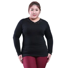 Горячая Распродажа, новинка, термобелье для женщин, подштанники, одежда, осенняя рубашка, толстая, размера плюс, 3XL-7XL, ropa invierno mujer