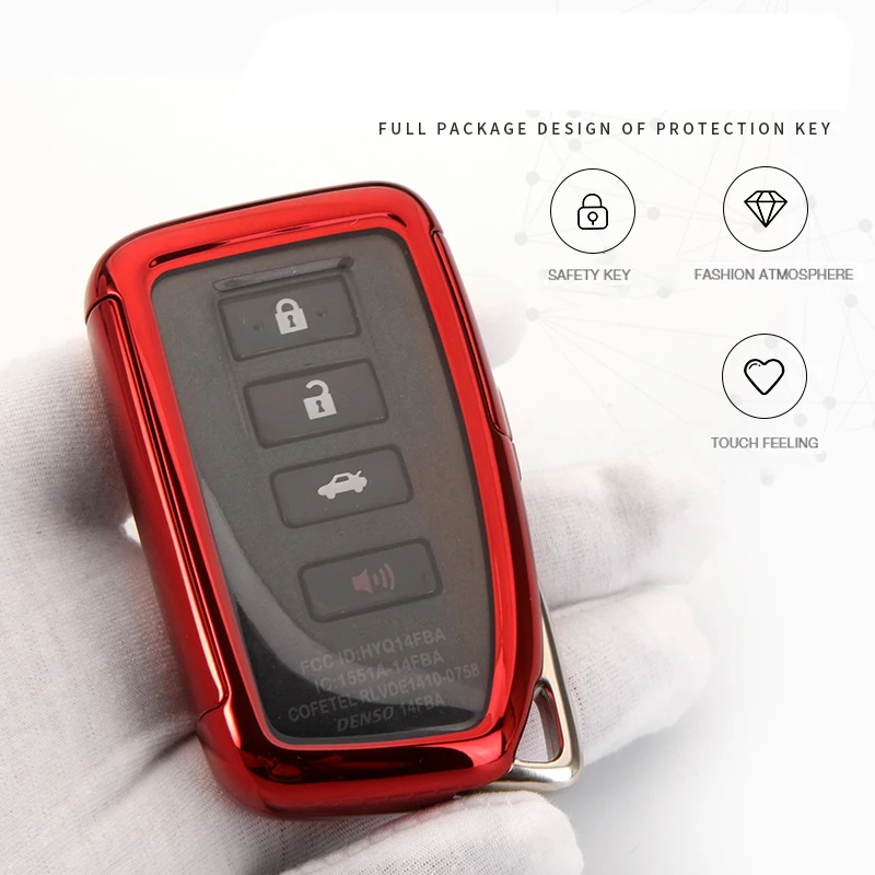 

Car Key Fob Cover Case For Lexus RX270 ES250 NX200t E200 CT200h GS IS NS key protect shell Cover