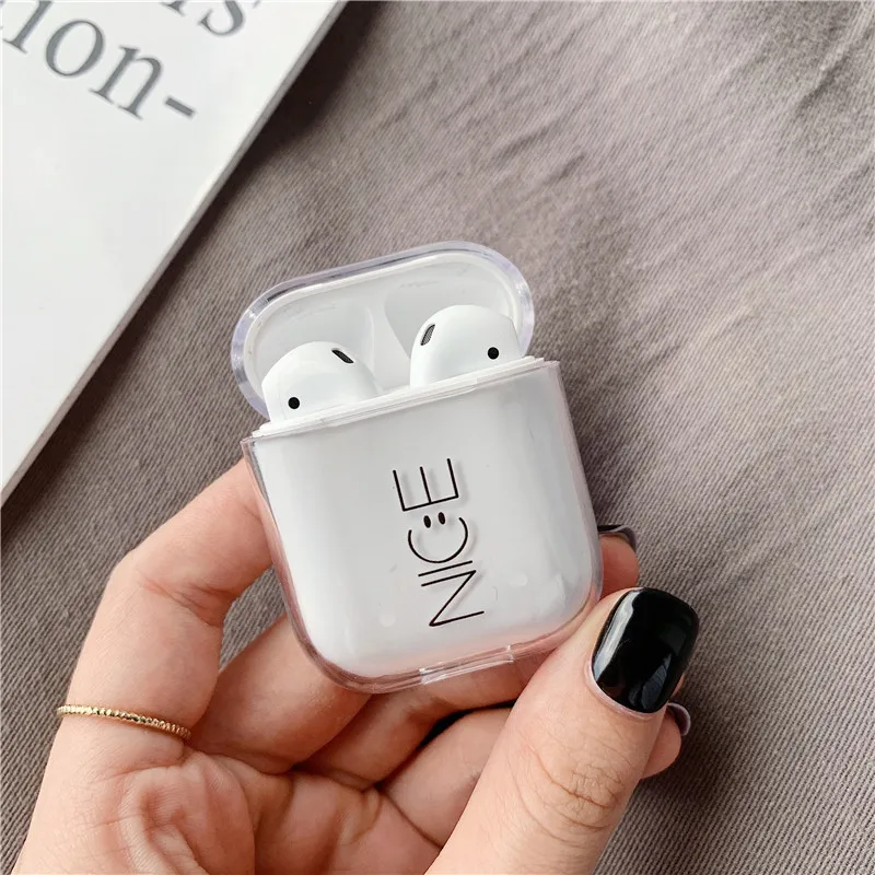 style 4 Милые, Мультяшные, прозрачные чехол для AirPods pro Чехол Bluetooth наушники защитный жесткий чехол для Air pods 2 3 чехол для зарядки - Цвет: style 4