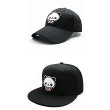 LDSLYJR бейсбольная Кепка с вышивкой панды из хлопка хип-хоп бейсболка с возможностью регулировки размера шапки для детей и взрослых размер 178