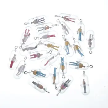 

LF 20Pcs Mixed 29X10mm Pill Person Resin Cabochon Flatback Decoration Crafts Embellishments For Scrapbooking Diy Accessories