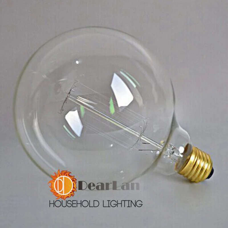 Lâmpadas Incandescentes g125 edison vintage luz lâmpada Temperatura de Cor : Branca Quente (2700-3500k)