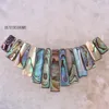 Pendant Fit Necklace Natural Opal Onyx Tiger's Eye Green Aventurine Crystal Abalone Shell Sandstone Rhodonite Beads Set 11Pcs ► Photo 2/6