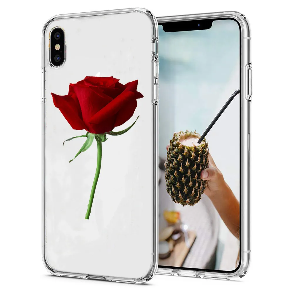 Для iPhone X XS XR Чехлы цветной винтажный цветочный узор Роскошный чехол для телефона