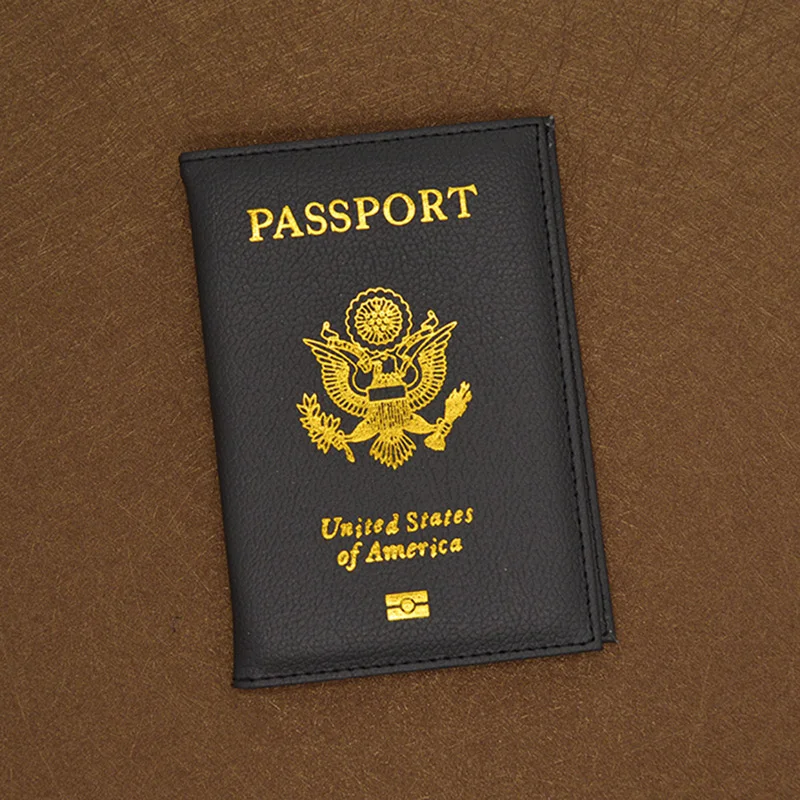 Personalised leather USA Passport Cover Customized Travel Passport holder American Wallet Covers for Passports us passport Personalised leather USA Passport Cover Customized Travel Passport holder American Wallet Covers for Passports us passport