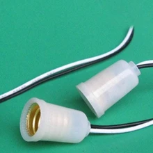 20 штук E12 свеча подсвечник, потолочный светильник, держатель Держатель для лампы с проводами 20 W