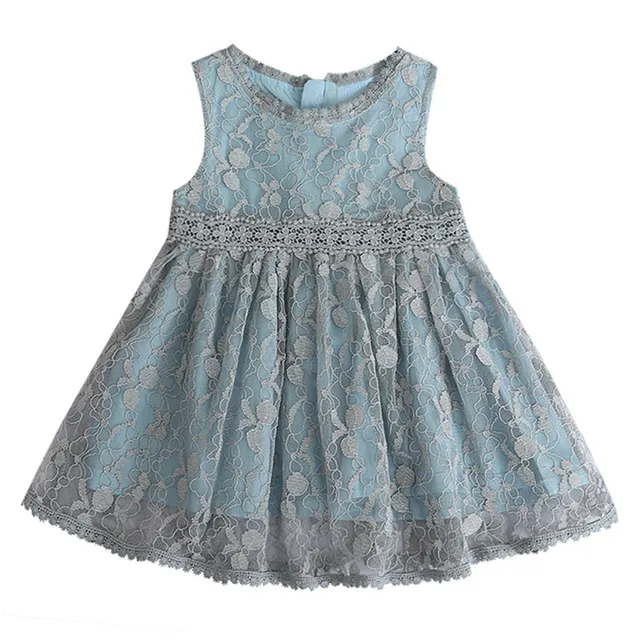 Toddler Kids Baby Girls Clothes Lace Tulle Party Wedding Pageant Princess Dress Girl's summer